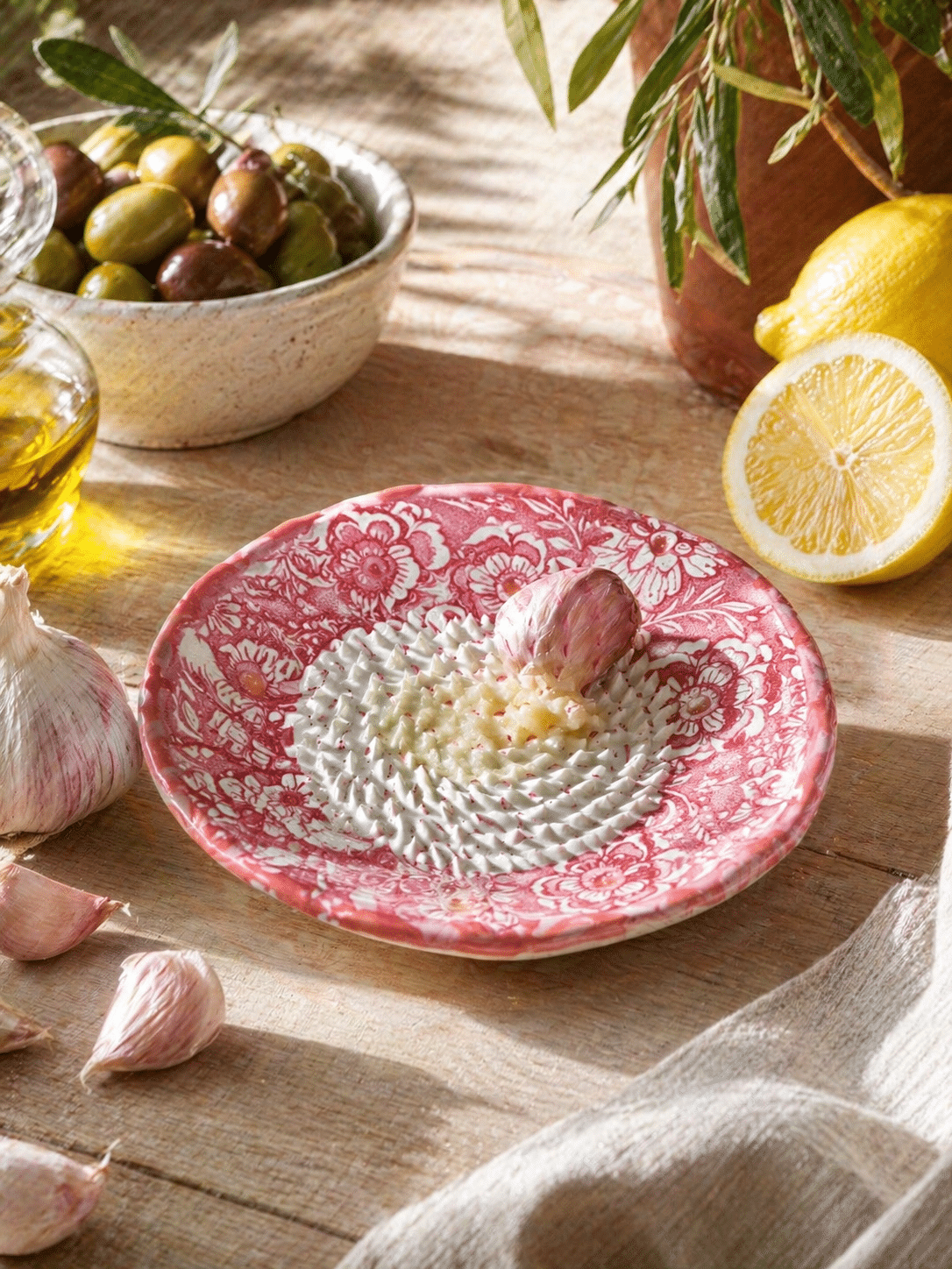 Grater plate pink