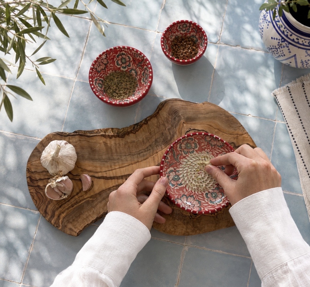 Grater plate red