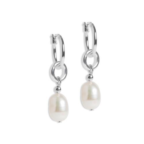 Pearls for Girls örhängen med vit sötvattenspärla