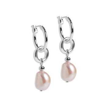 Pearls for Girls örhängen med rosa sötvattenspärla