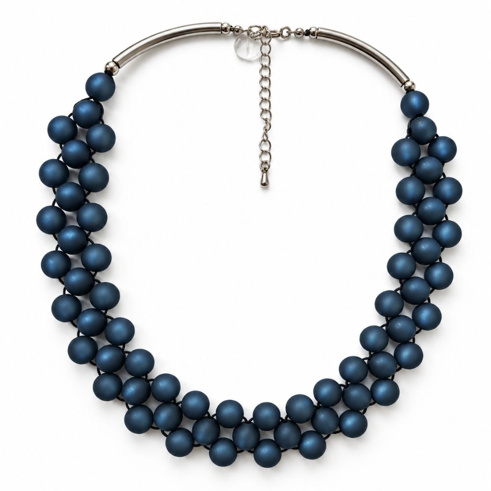 IAMLUND Kaskad halsband åskblå - 2