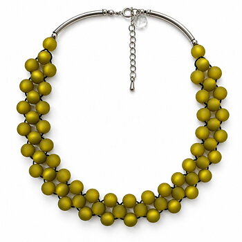 IAMLUND Kaskad halsband lime