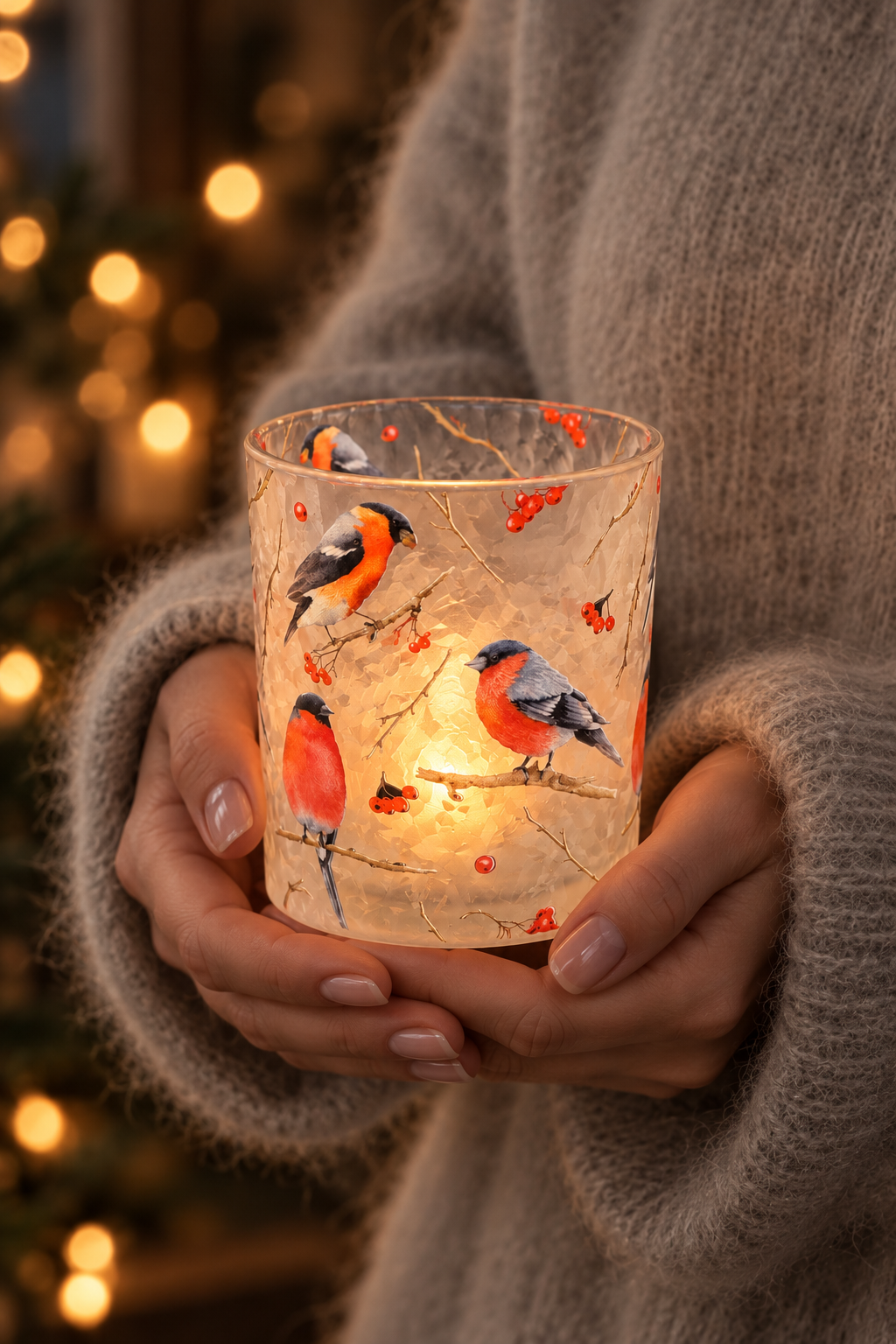 Lantern Bullfinch - Medium - 9x10 cm - 2