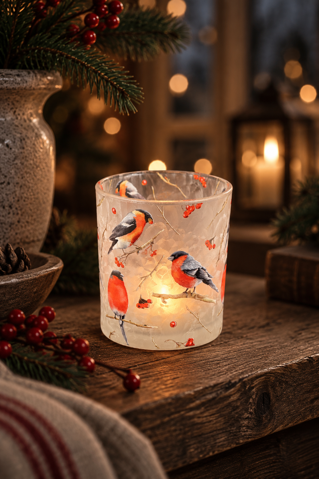 Lantern Bullfinch - Medium - 7,3x8 cm