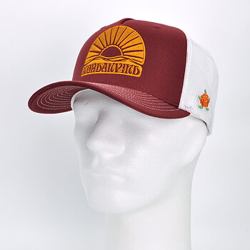 SQRTN - Nordan Emblem Trucker Cap Burgundy
