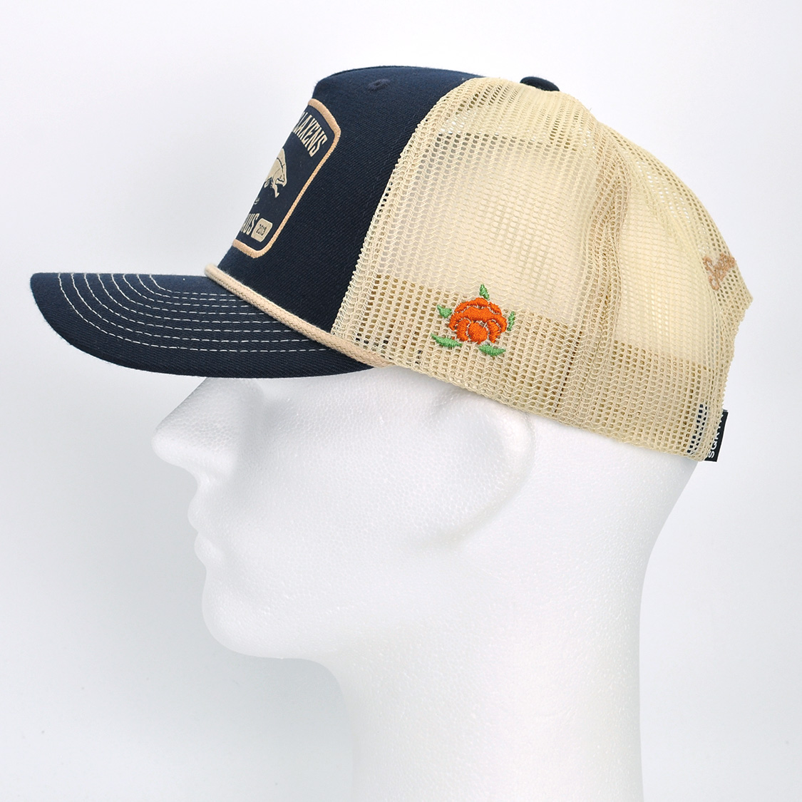 SQRTN - Hoppande Laxen Trucker Cap Navy - 2