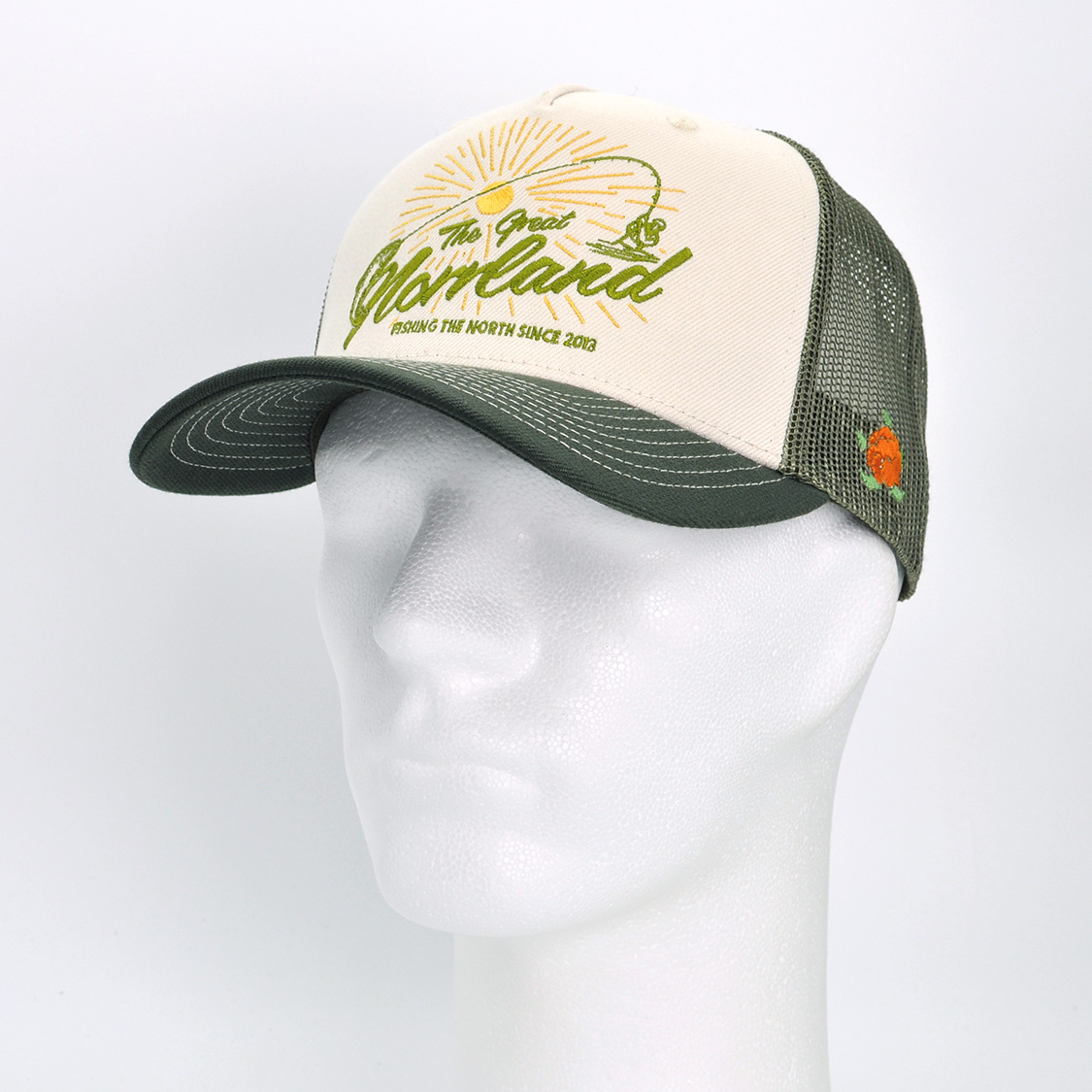 SQRTN - Fish On Trucker Cap Ivory