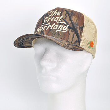 SQRTN - Wordmark Trucker Cap Real Tree