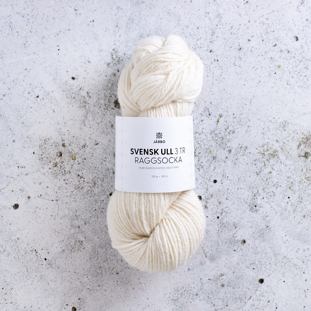 Svensk Ull 3 tr Raggsocka 201  Arctic Fox 