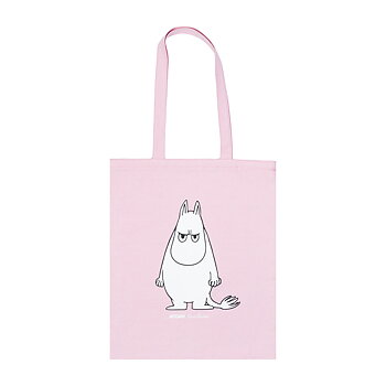 Mumin arg tygkasse rosa