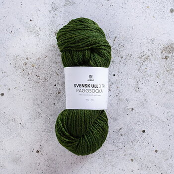 Svensk Ull 3 tr Raggsocka 208 Tracker Green