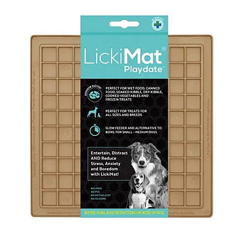 Lickimat Playdate Classic kaffe, 20 cm