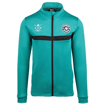 Vernon Track Jacket, teal green