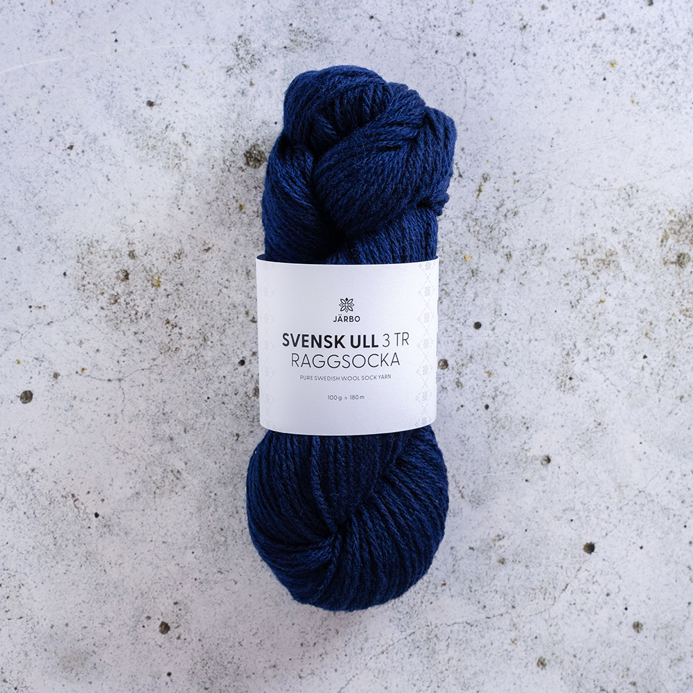 Svensk Ull 3 tr Raggsocka 215 Baltic Deep