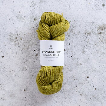 Svensk Ull 3 tr Raggsocka 219 Runestone Green