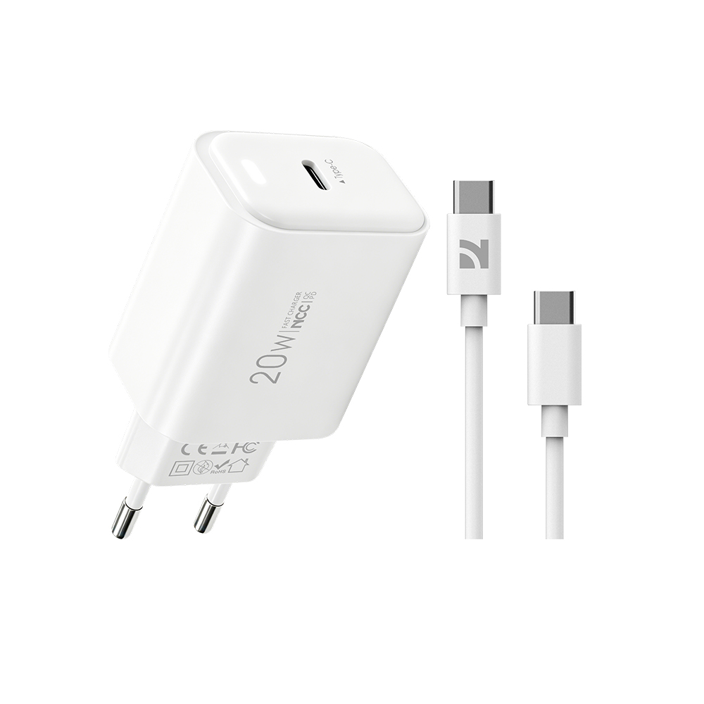 NCC 20W ADAPTER + TYPE C - C 1M FAST CHARGER