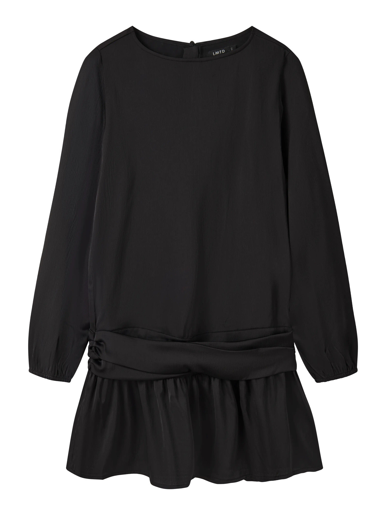 NLFROSTA LS SHORT DRESS Pirate Black