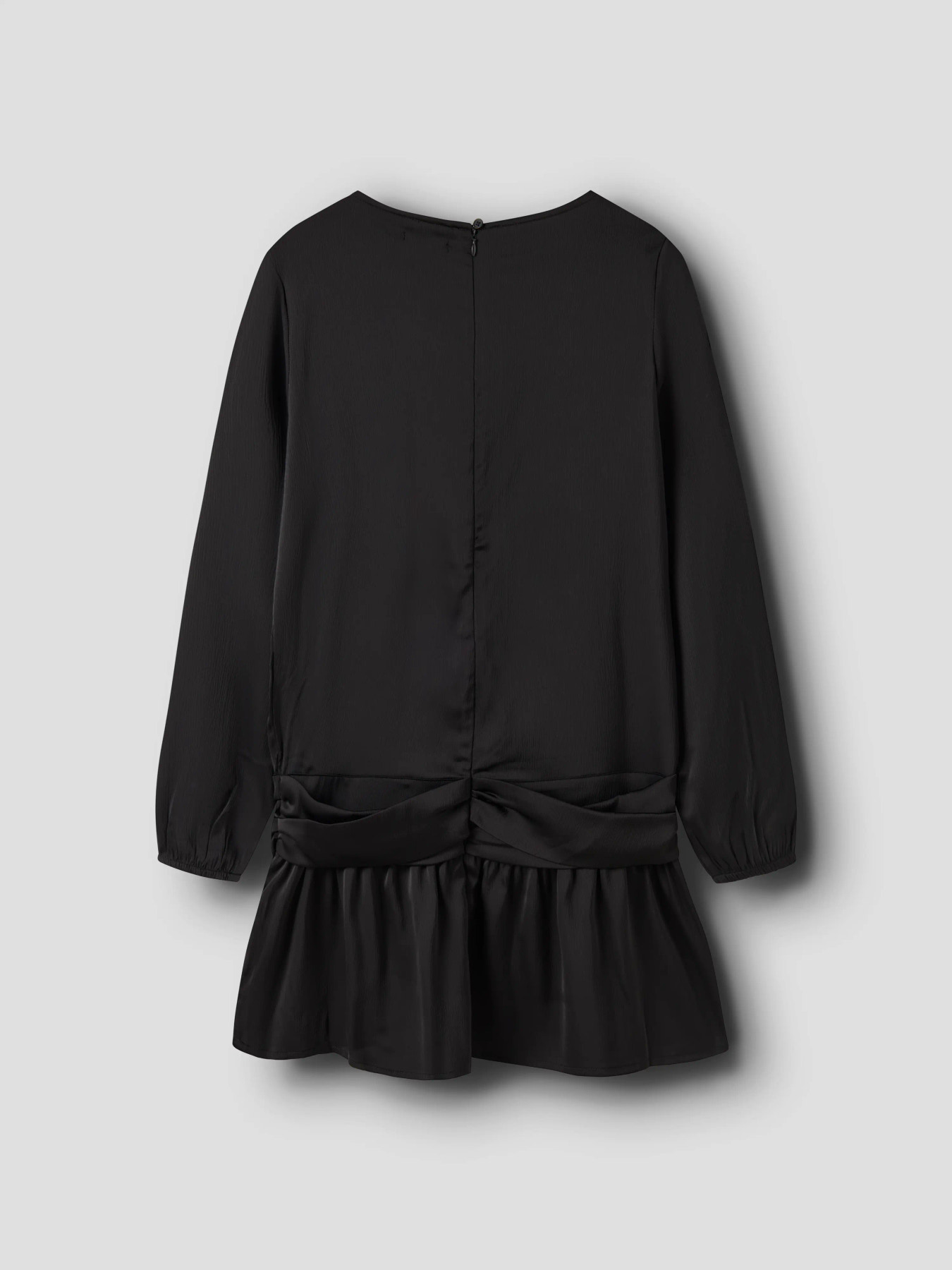 NLFROSTA LS SHORT DRESS Pirate Black - 3