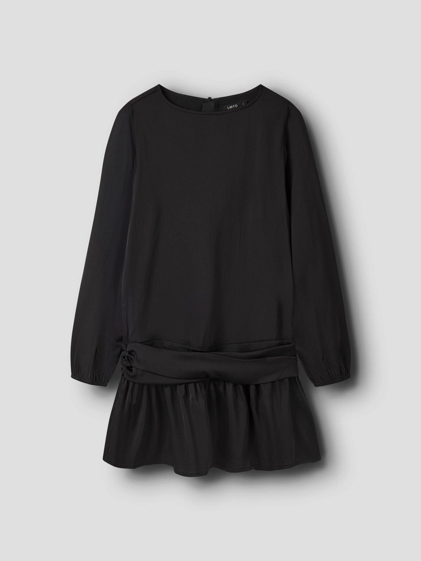 NLFROSTA LS SHORT DRESS Pirate Black - 2