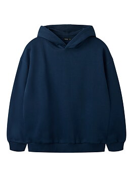 NLNNEVO LS L BRU SWEAT W. HOOD NOOS Pageant Blue
