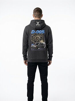 59°North Wheels Hoodie "D-005" black