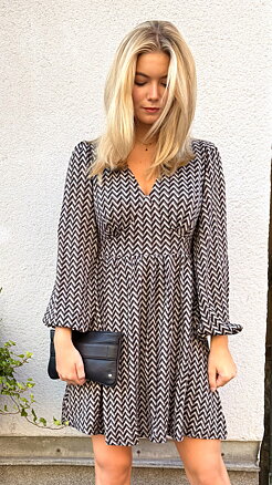 Kristy V-neck dress