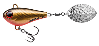 SpinMad Jigmaster 16 g är ett kompakt och effektivt spinnertail med tydlig gång och bra vibrationer i vattnet. Perfekt för aktivt fiske efter abborre, gädda och asp.