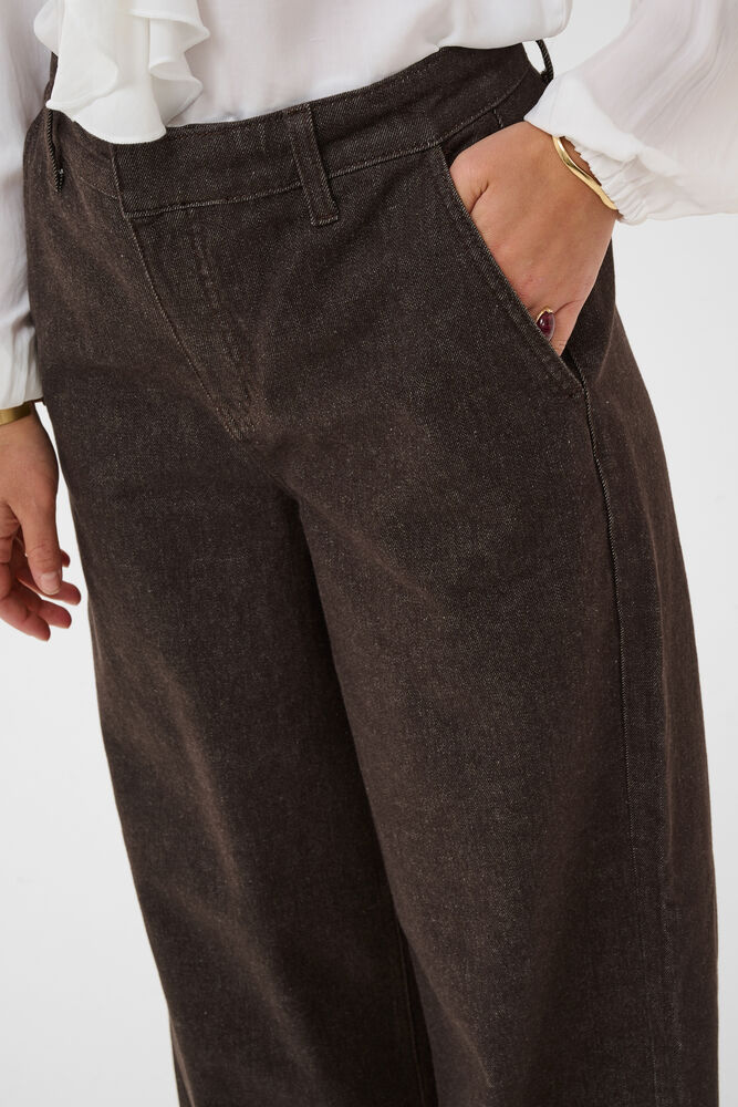 Cream Visti Colored Denim Pant  - 2