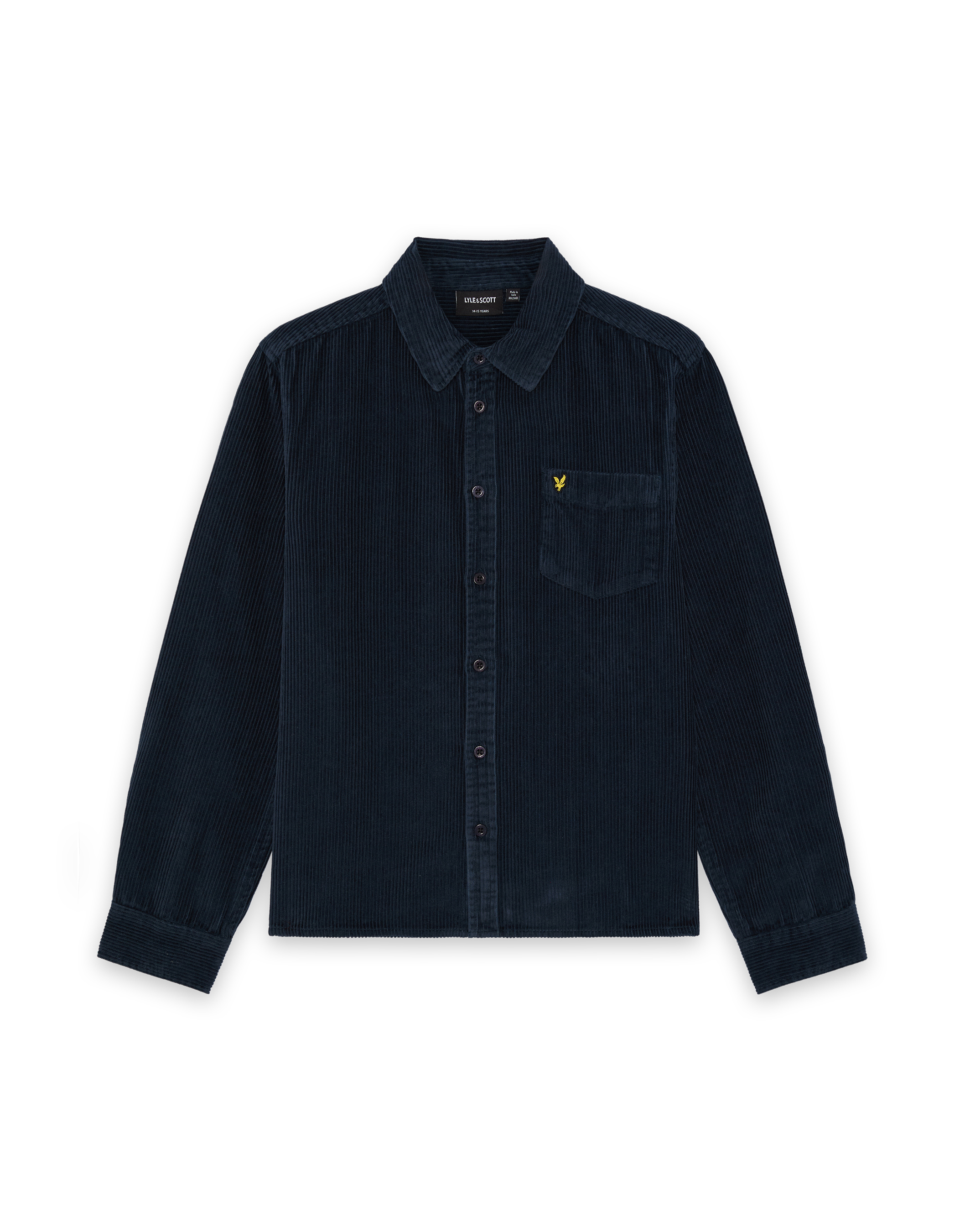 Cord Long Sleeve Shirt Dark Navy