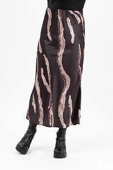 Capri Collection Hera Skirt Black/Sand /Coffee