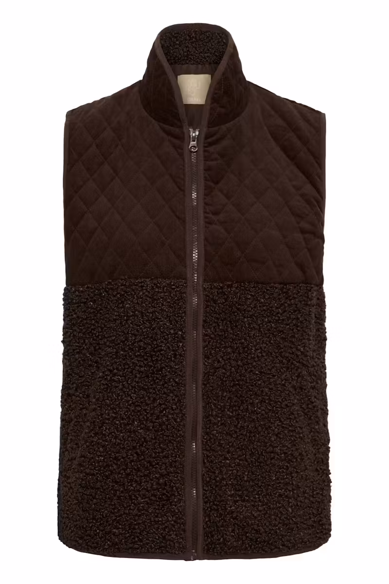 Culture Lenia Vest Coffeebean - 3