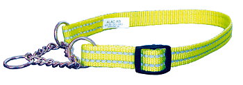 Alac Hundhalsband Halvstryp Medium 50cm Gul