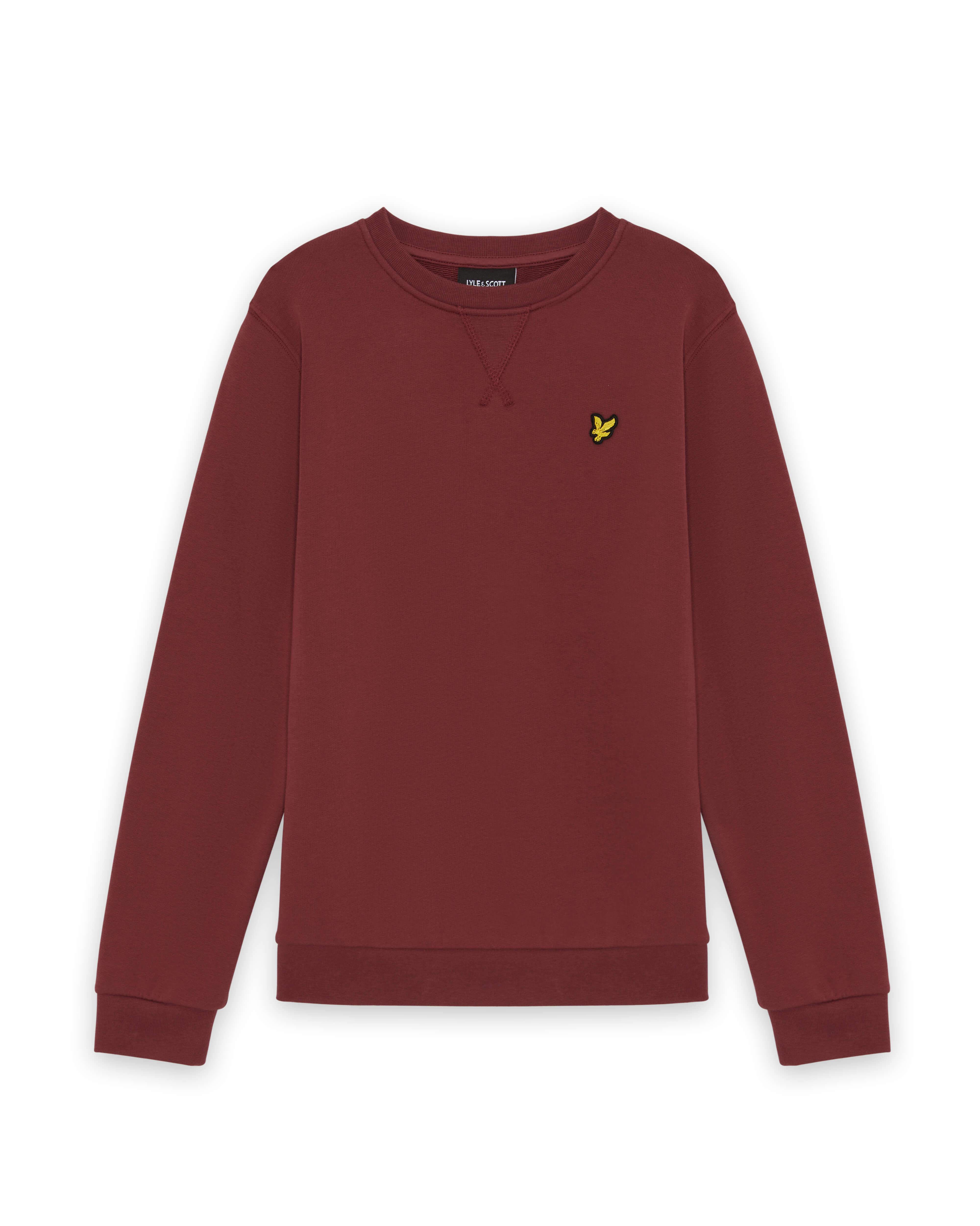 Crew Neck Sweatshirt Oxblood Red