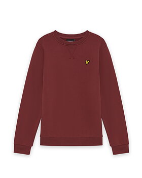 Crew Neck Sweatshirt Oxblood Red