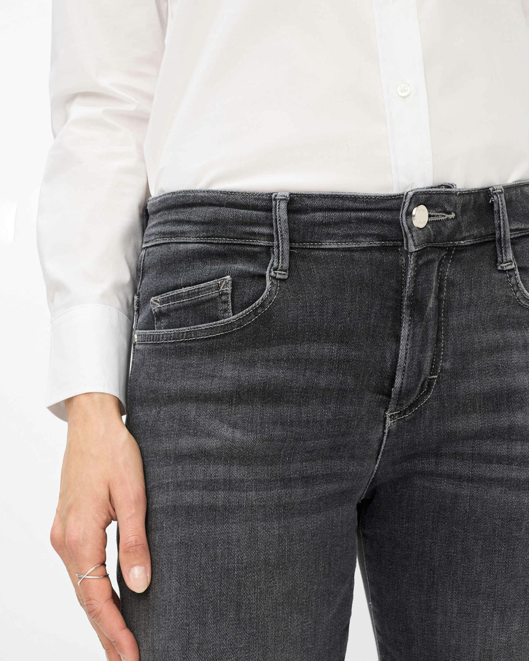 Jeans Maine vida ben mellangrå - 5