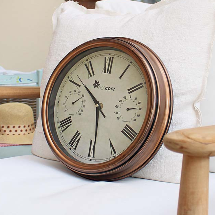 Klocka med termometer & hygrometer CLOMET - 3