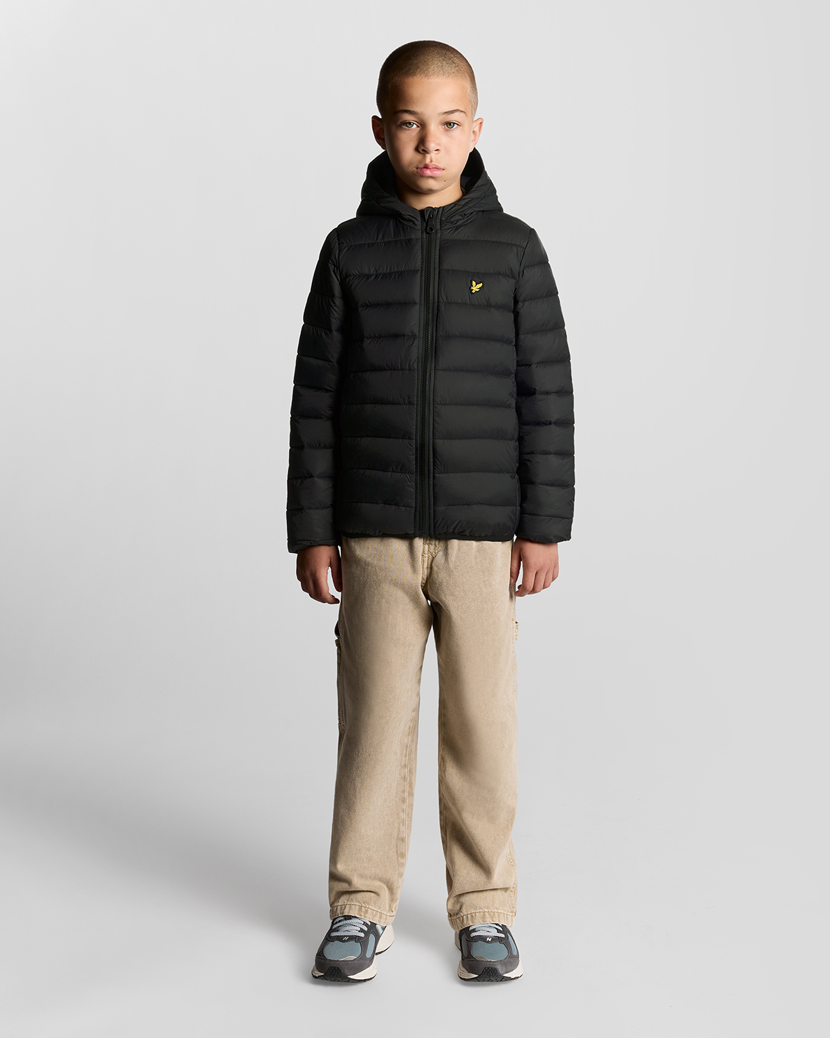 Light Weight Padded Jacket Jet Black - 2