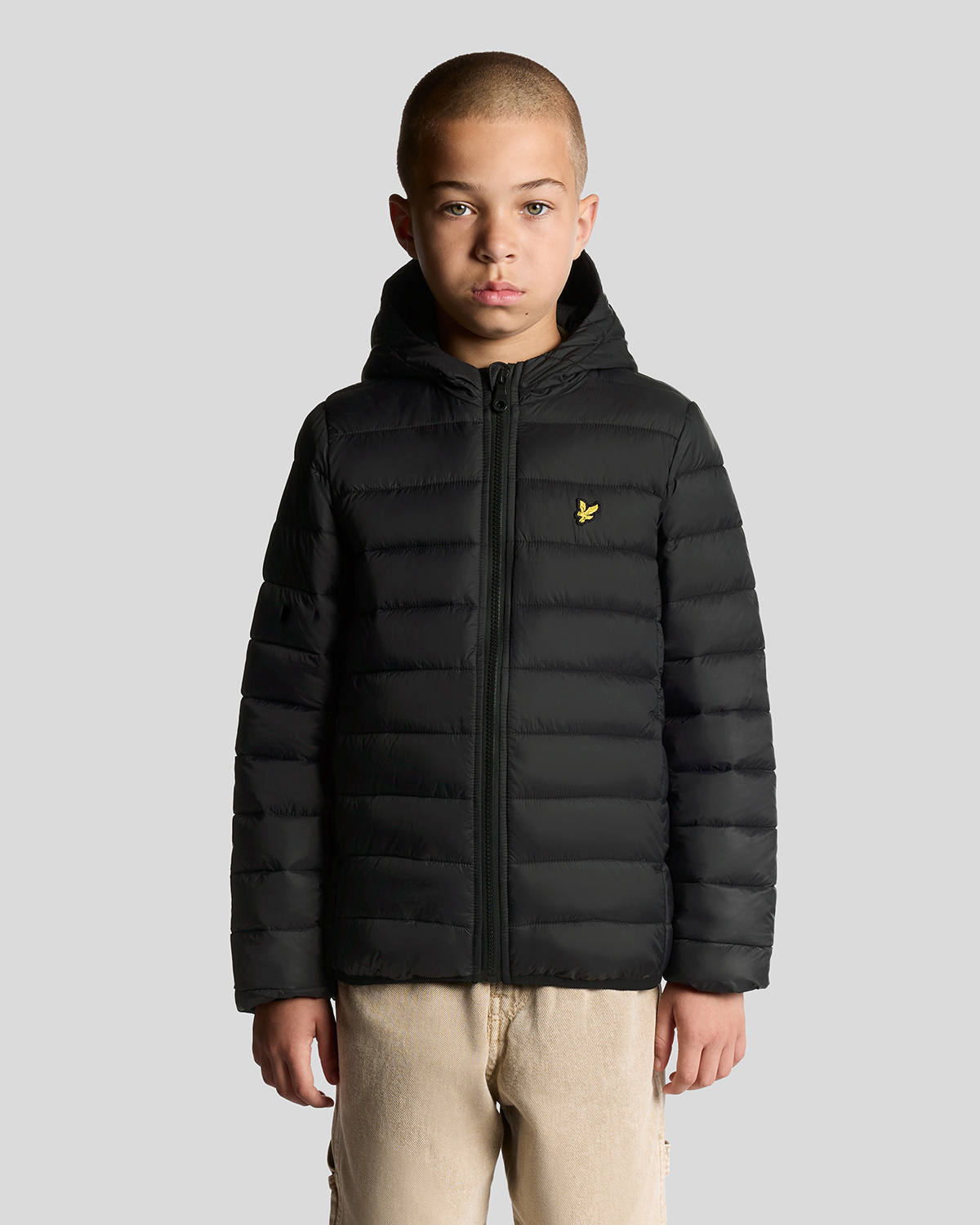 Light Weight Padded Jacket Jet Black - 3