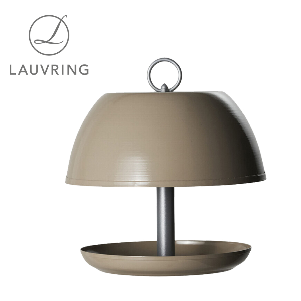 Fuglefoderhus Birdie Brid 23 cm, taupe