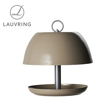 Fuglefoderhus Birdie Brid 23 cm, taupe