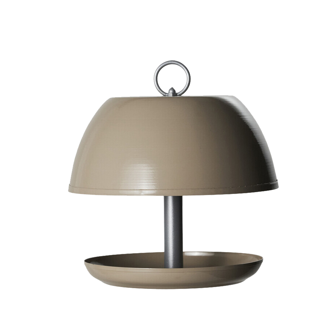 Fuglefoderhus Birdie Brid 23 cm, taupe - 2
