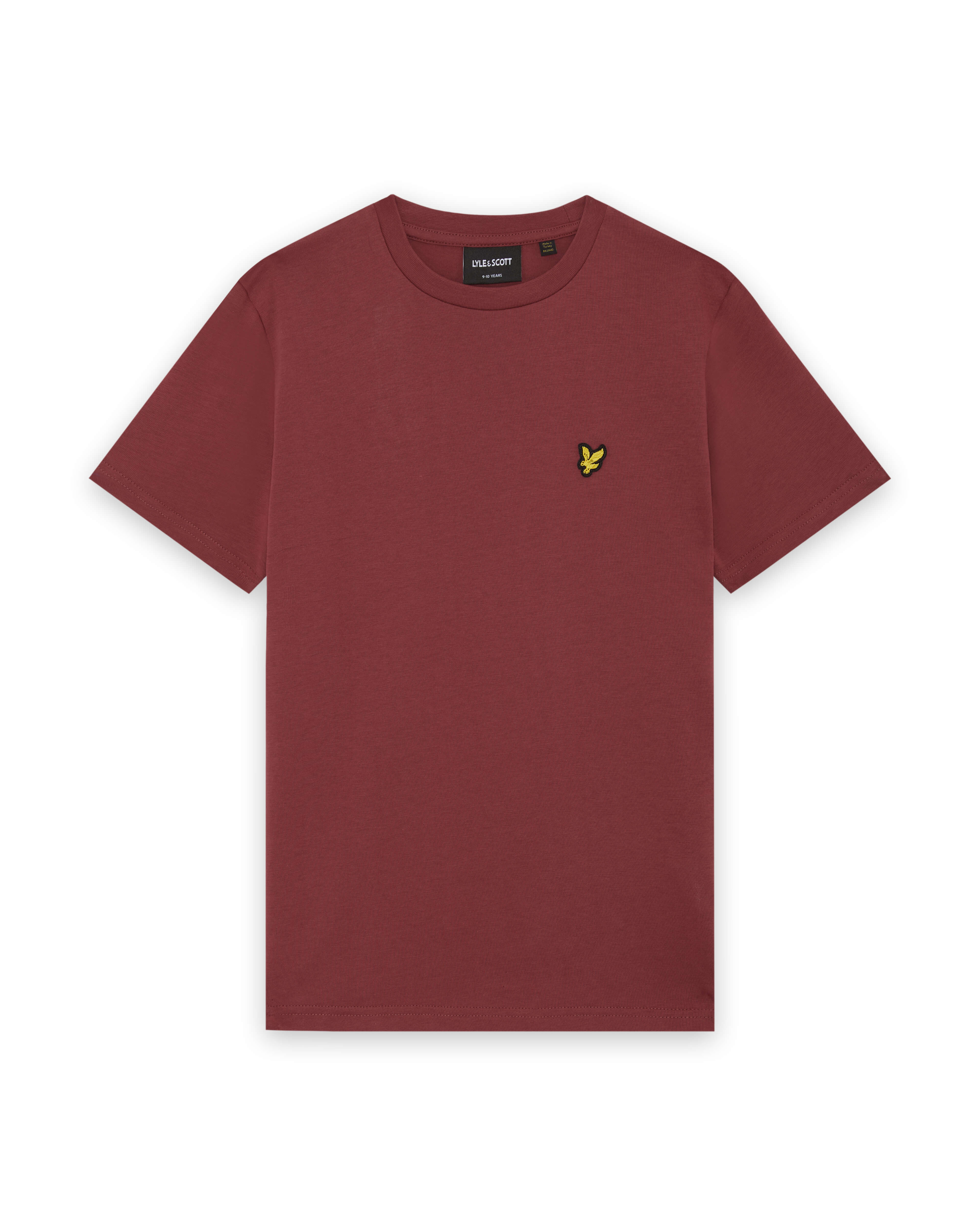 Plain T-shirt Oxblood Red