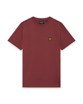 Plain T-shirt Oxblood Red