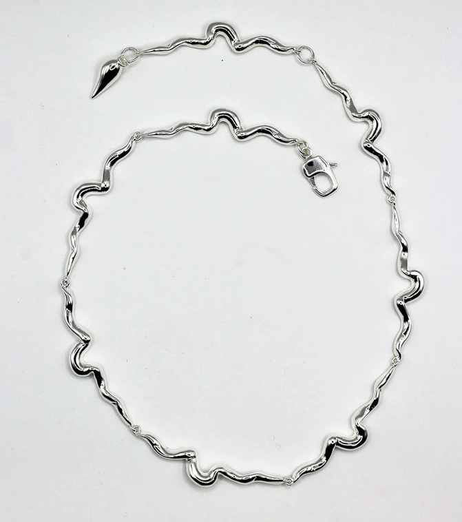 Offbeat Neck Collar Silver
