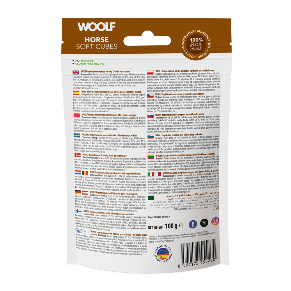 Woolf horse soft cubes - 2