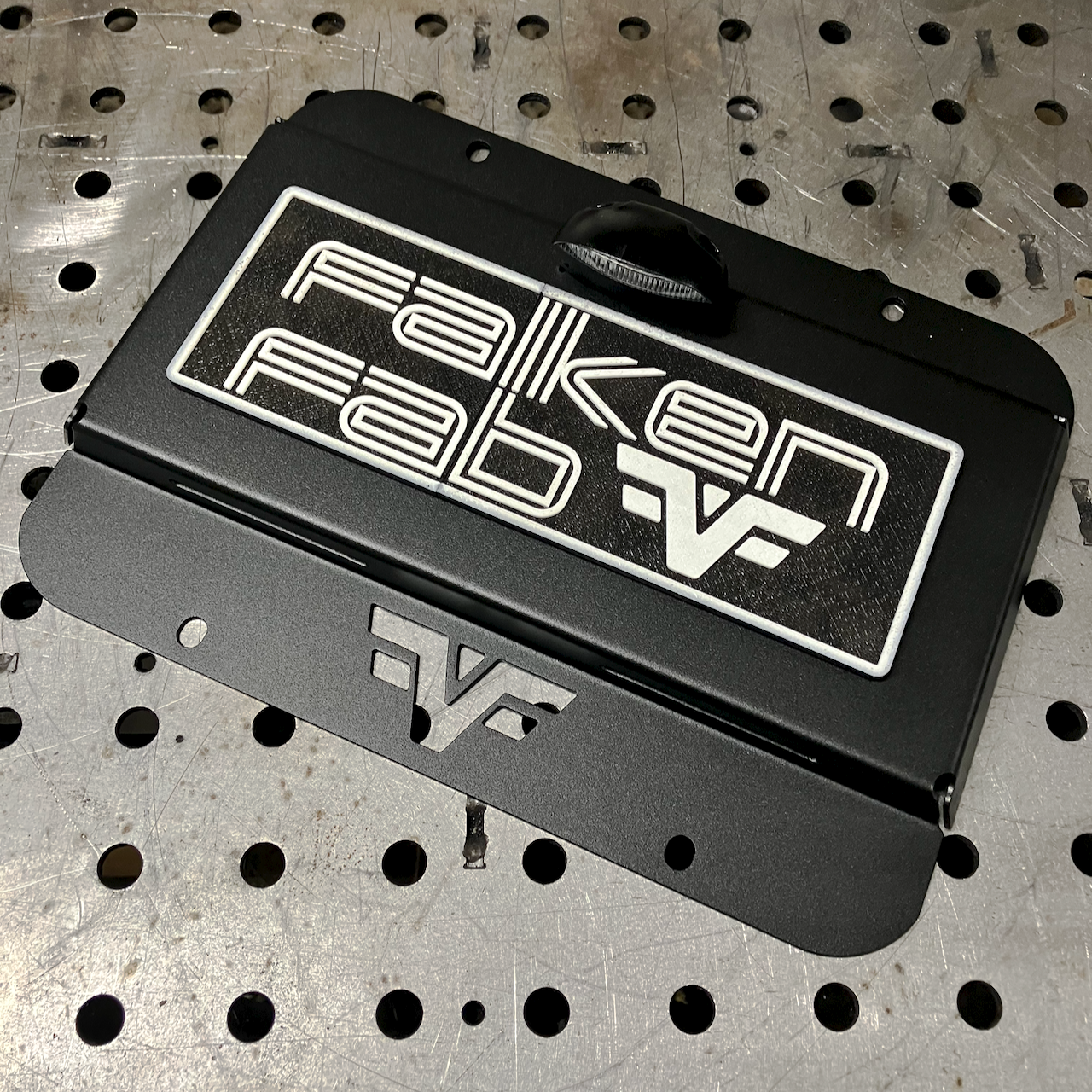 Falken Fabrication Spare Tire Delete License Plate - Jeep JK & JKU - 2