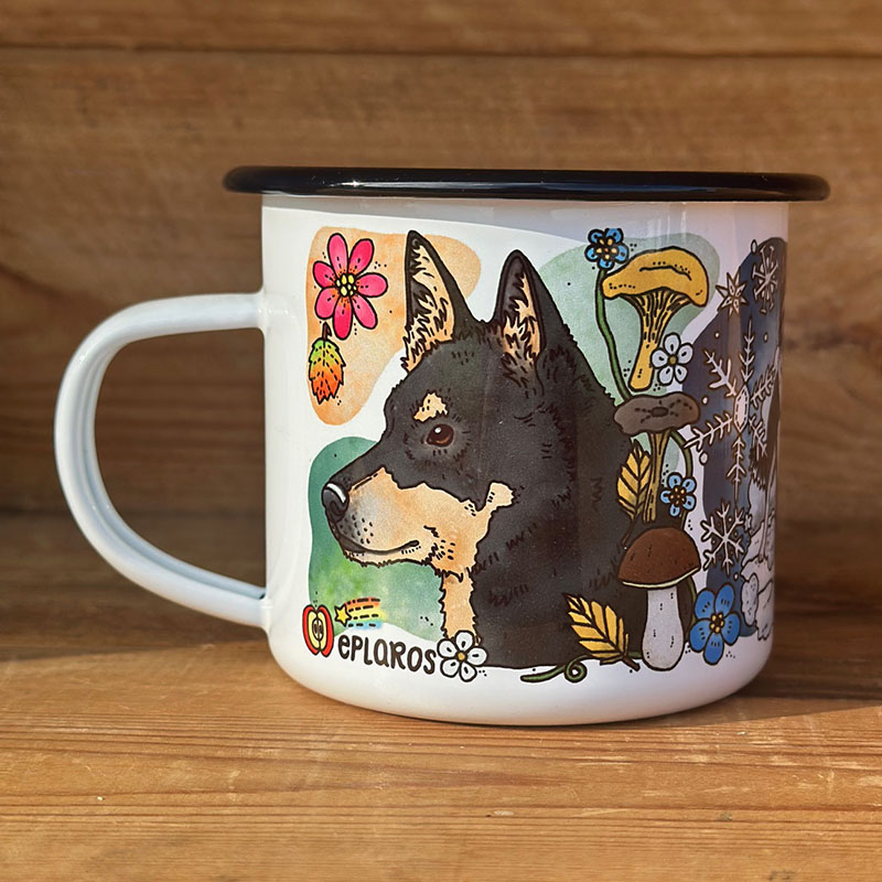 Emaljmugg - Alaskan Husky - 2