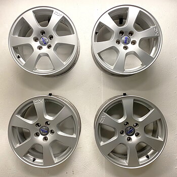 BEGAGNAT | 4 st | 17" VOLVO SEGIN XC60 Alufälgar 30671480 | 5x108 7.5x17 ET55 63.4
