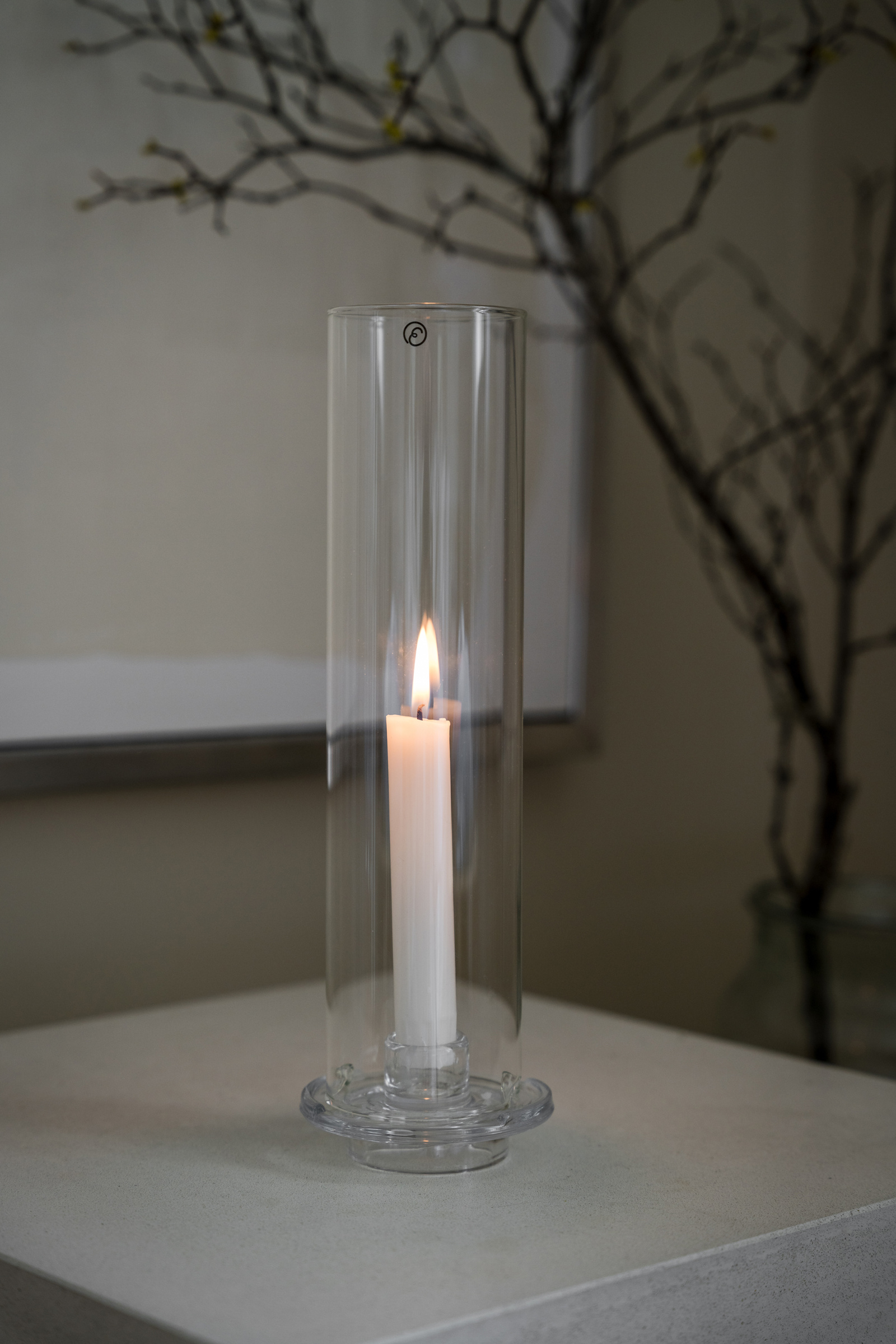 Ernst Lantern for taper candles 27,5x9 cm – Glass - 4