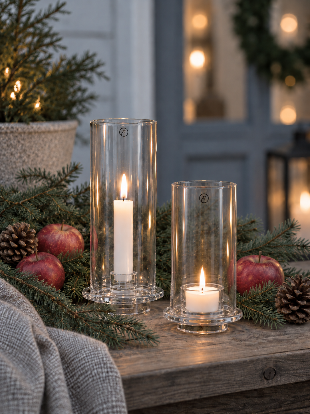 Ernst Lantern for taper candles 27,5x9 cm – Glass - 8